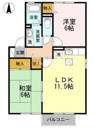 セジュール小泉　Ａ棟の物件間取画像